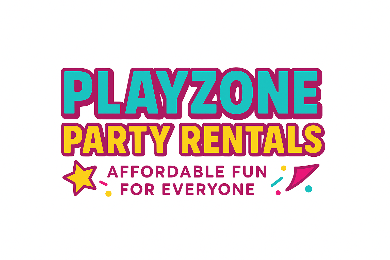 Playzone Party Rentals logo